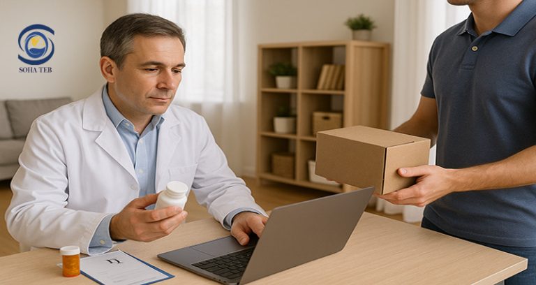 تهیه نسخه انلاین و ارسال دارو درب منزل