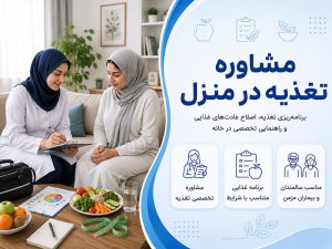 مشاوره تغذیه در منزل
