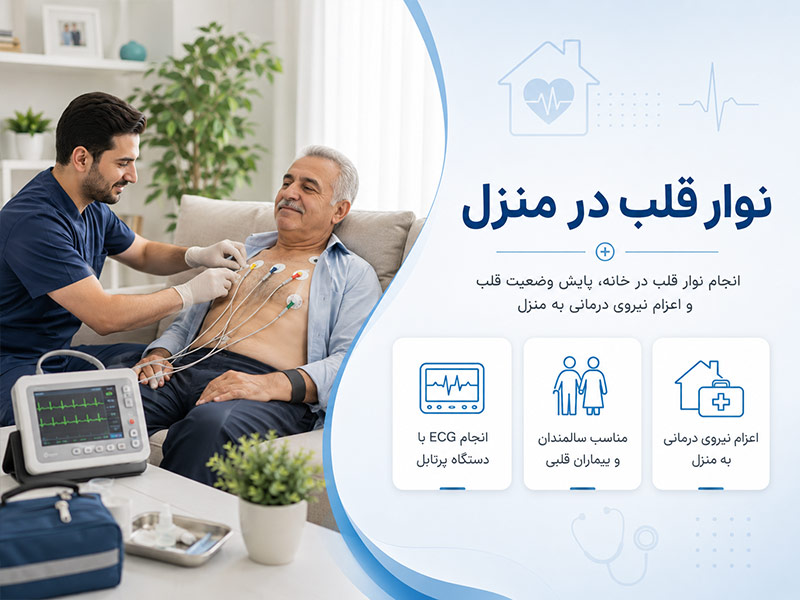 نوار قلب در منزل