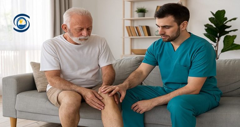 فیزیوتراپی زانو در منزل
