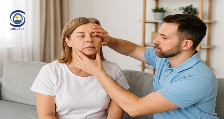 فیزیوتراپی صورت در منزل