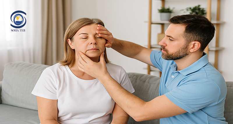 فیزیوتراپی صورت در منزل