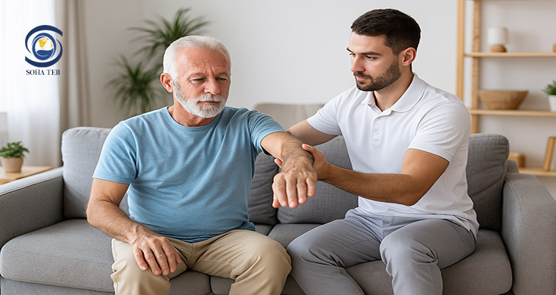 فیزیوتراپی دست در منزل
