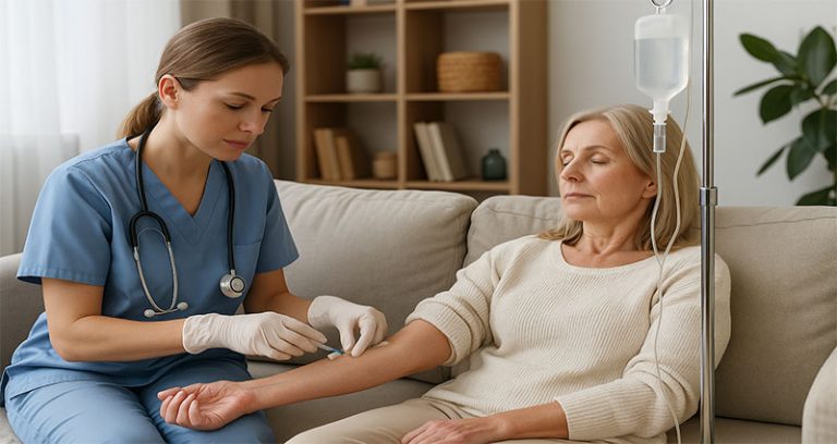 تزریقات و سرم تراپی در منزل الهیه و فرشته