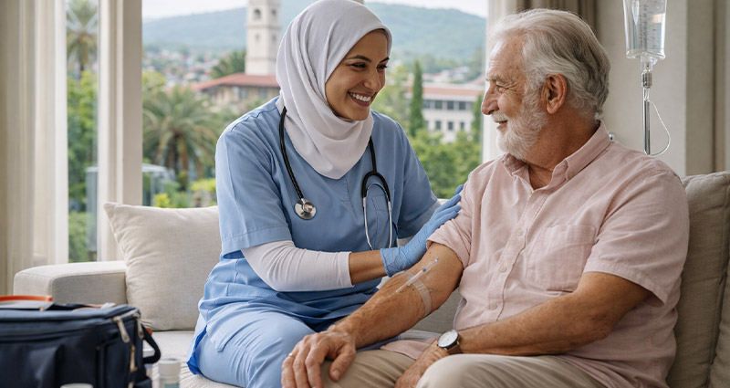 خدمات پرستاری در منزل ساری